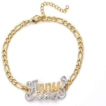 SHANGJIE OEM Modèle en alliage Modèle en deux couleurs Bracelet Custom Bracelet Charms Gold Men Designs Bracelet